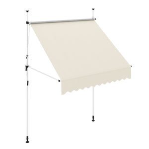 Balkonmarkise 200 x 120 cm beige