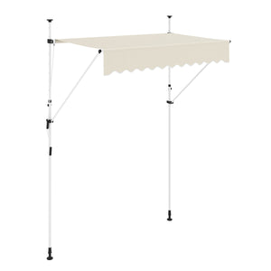 Balkonmarkise 200 x 120 cm beige