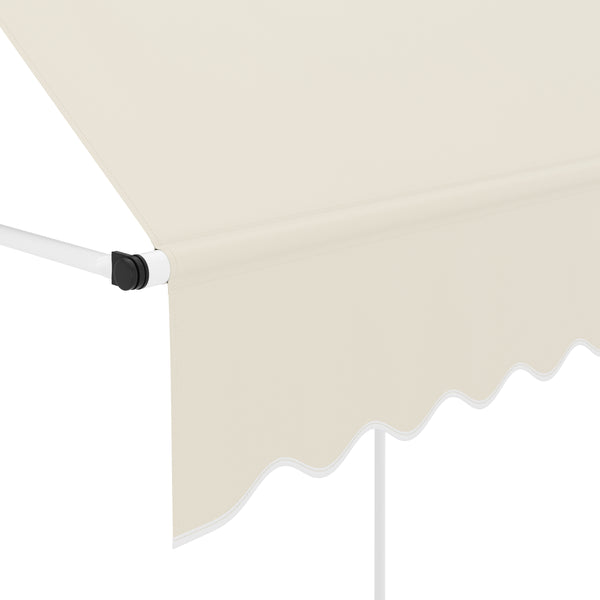 Balkonmarkise 200 x 120 cm beige
