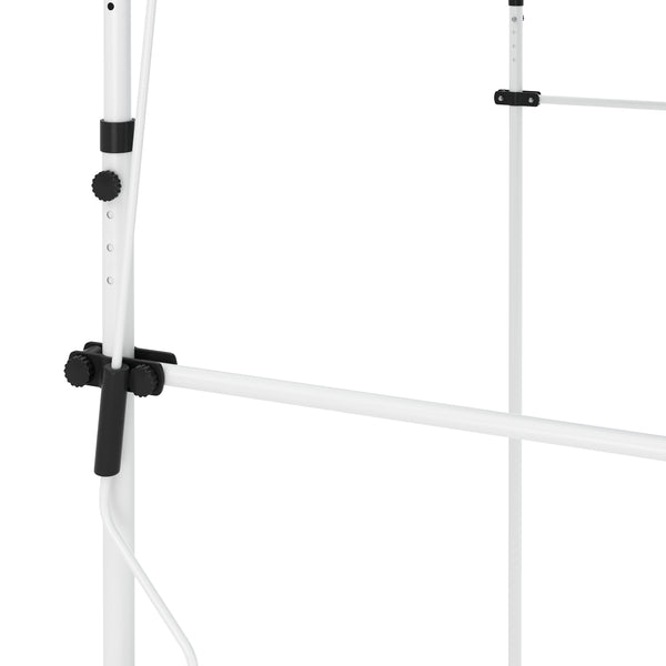 Balkonmarkise 200 x 120 cm blau/weiss