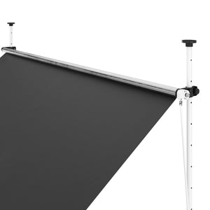 Balkonmarkise 250 x 120 cm anthrazit