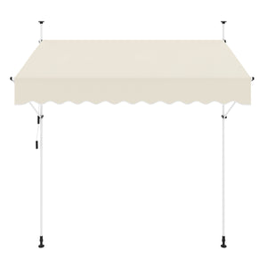 Balkonmarkise 250 x 120 cm beige