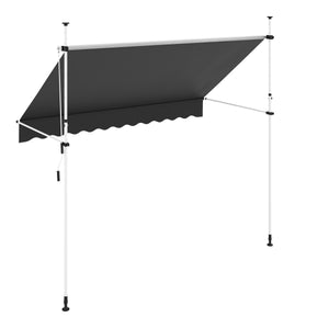 Balkonmarkise 300 x 120 cm anthrazit