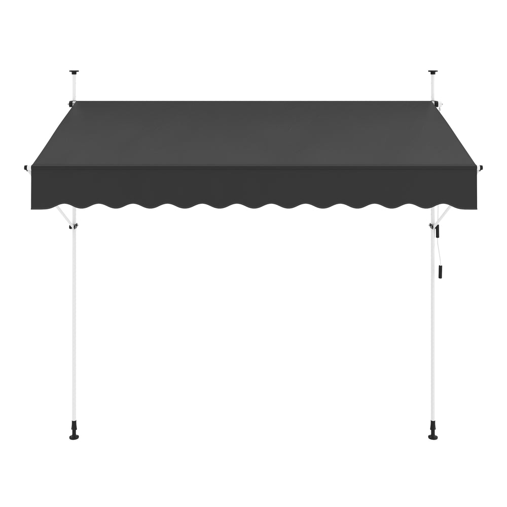 Tenda da sole per balcone 300 x 120 cm antracite