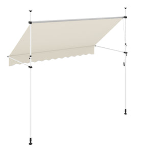 Balkonmarkise 300 x 120 cm beige