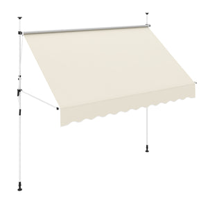 Balkonmarkise 300 x 120 cm beige
