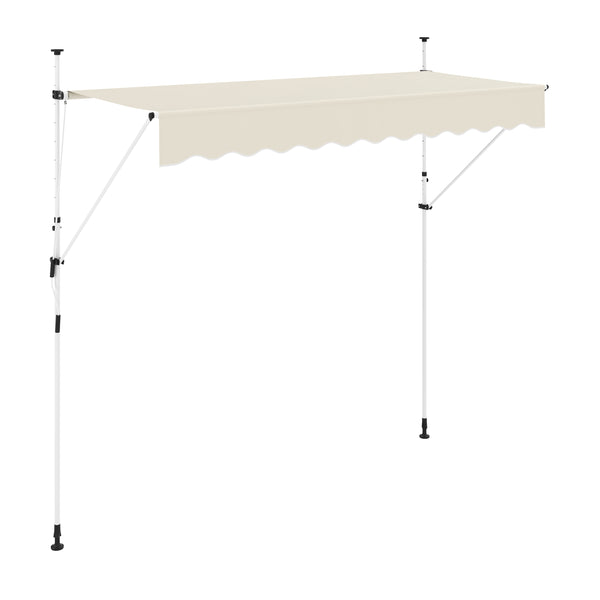 Balkonmarkise 300 x 120 cm beige
