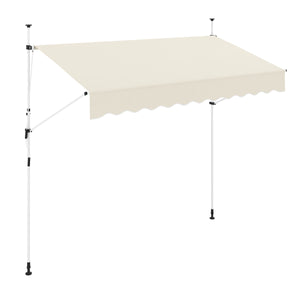 Balkonmarkise 300 x 120 cm beige
