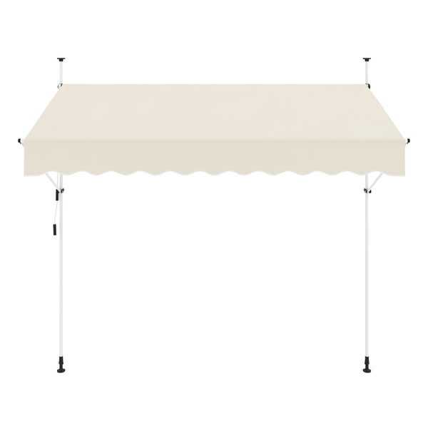 Balkonmarkise 300 x 120 cm beige