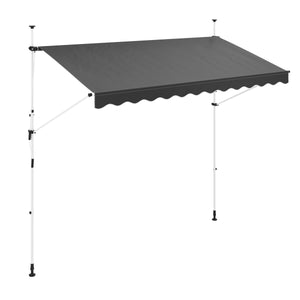 Balkonmarkise 300 x 150 cm anthrazit