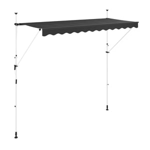Balkonmarkise 300 x 150 cm anthrazit