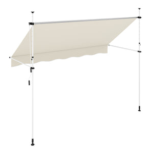 Balkonmarkise 350 x 120 cm beige