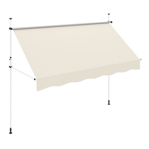 Balkonmarkise 350 x 120 cm beige