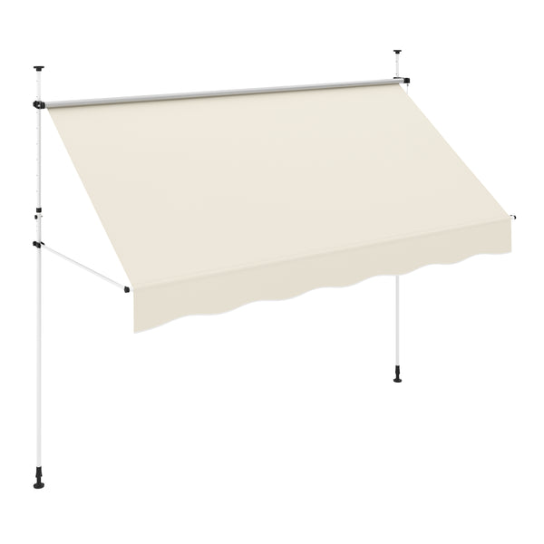 Balkonmarkise 350 x 120 cm beige