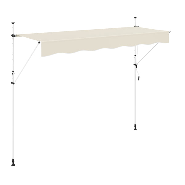 Balkonmarkise 350 x 120 cm beige