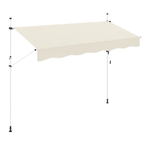 Balkonmarkise 350 x 120 cm beige