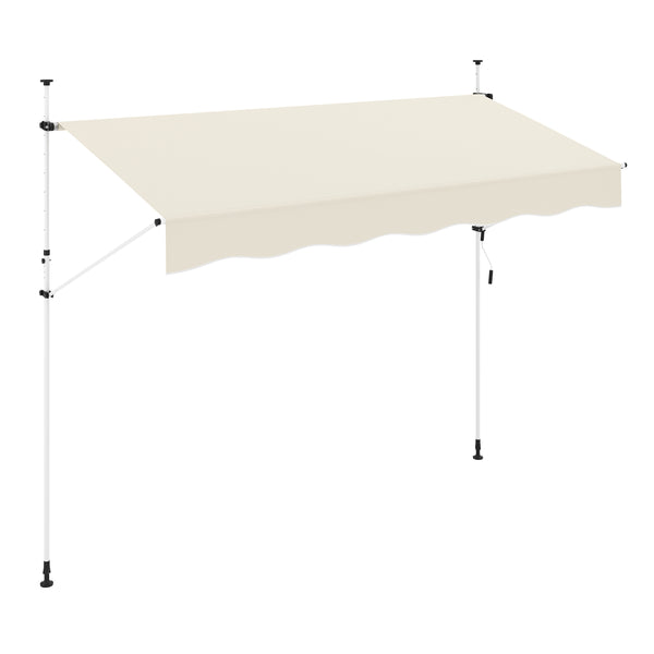 Balkonmarkise 350 x 120 cm beige