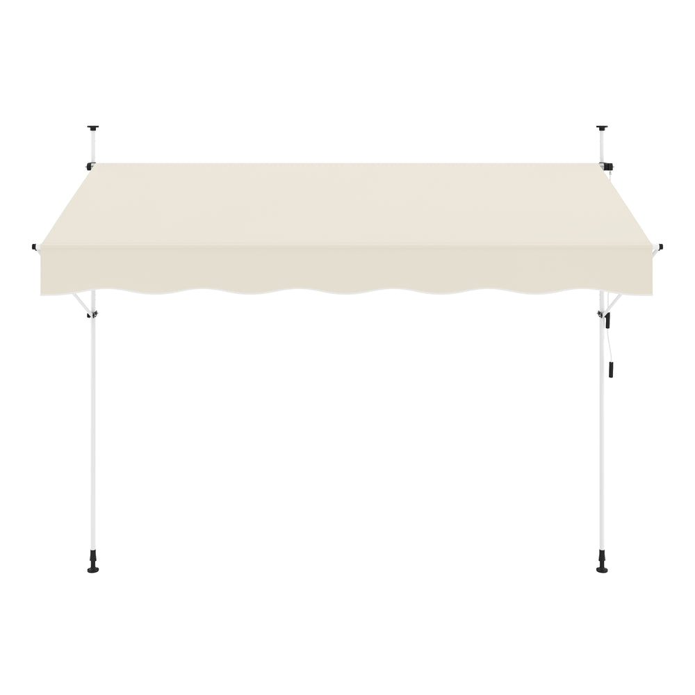Tenda da sole per balcone 350 x 120 cm beige