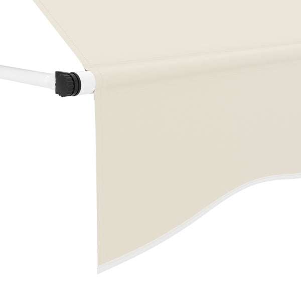 Balkonmarkise 350 x 120 cm beige