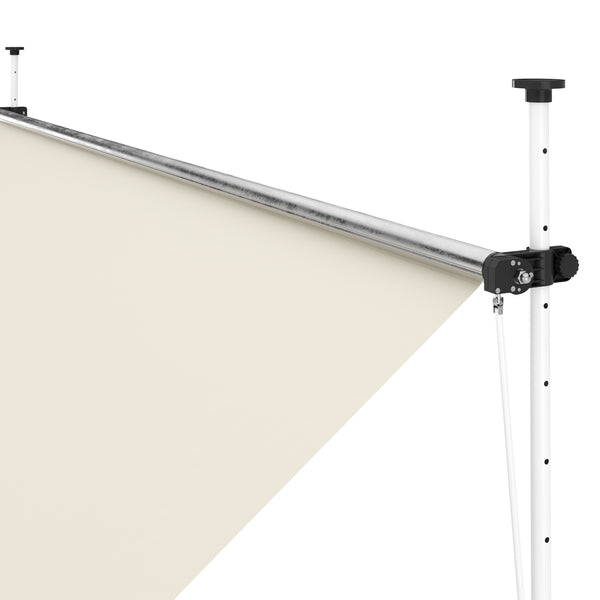 Balkonmarkise 350 x 120 cm beige