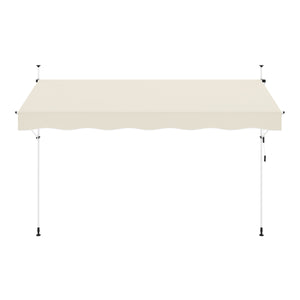 Balkonmarkise 400 x 120 cm beige