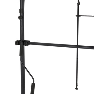 Balkonmarkise mit LED 300 x 150 cm anthrazit