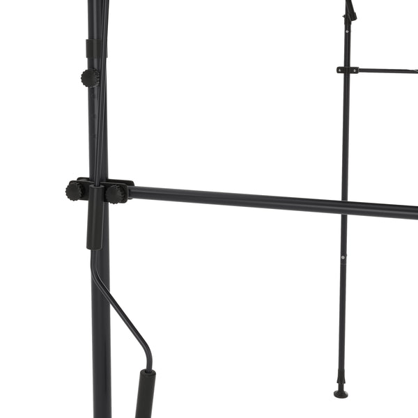 Balkonmarkise mit LED 300 x 150 cm anthrazit