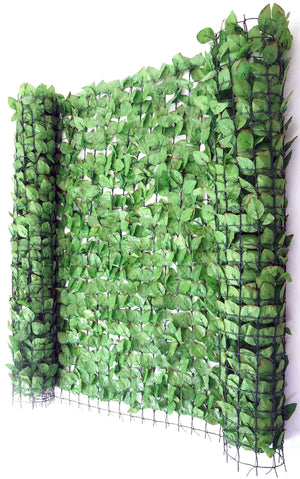 Balkonsichtschutz Buchenhecke Sichtschutz 500x150cm hell