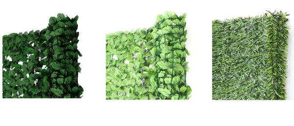 Balkonsichtschutz Sichtschutz 300x150cm Blatt dunkel