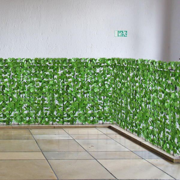 Balkonsichtschutz Sichtschutz Verkleidung für Balkon 500x150cm Blatt hell