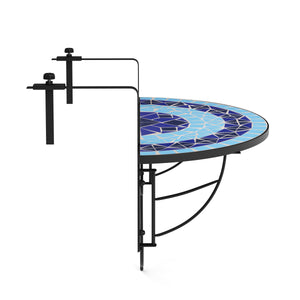 Balkontisch klappbar MOSAIK blau