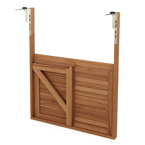 Balkontisch klappbar Holz 70 x 49 cm