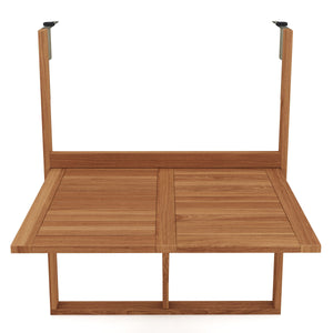 Balkontisch klappbar Holz 70 x 49 cm