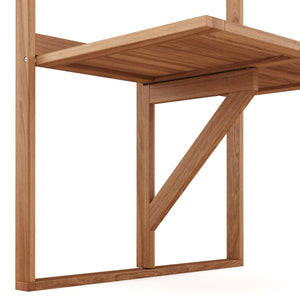 Balkontisch klappbar Holz 70 x 49 cm