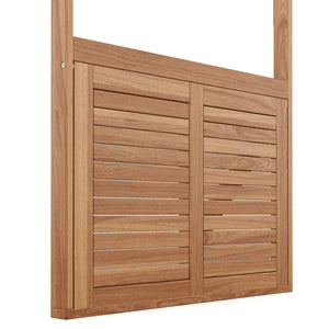 Balkontisch klappbar Holz 70 x 49 cm