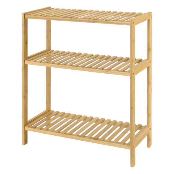 Étagère sur pied en bambou Nyköping 58 x 26 x 66 cm 
