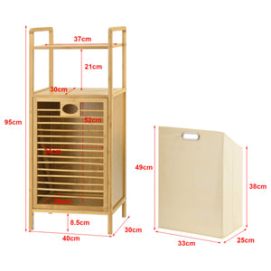 Bamboo laundry rack Rendalen 40x30x95 cm 