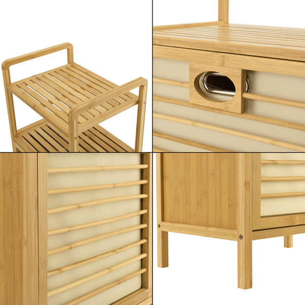 Bamboo laundry rack Rendalen 40x30x95 cm 