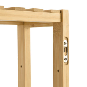 Etagère en bambou Örnsköldsvik 60x15x54cm bois naturel 
