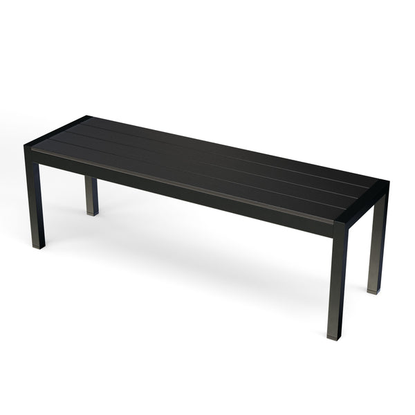 Bank Polywood 135 cm schwarz