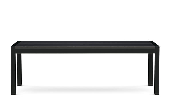 Bank Polywood 135 cm schwarz