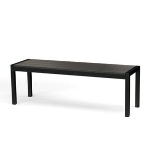 Bank Polywood 135 cm schwarz