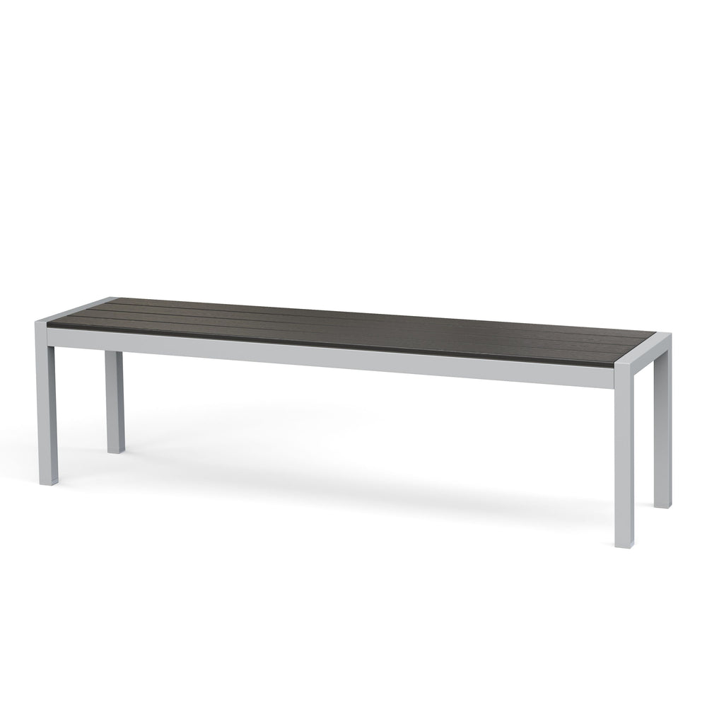 Bench Polywood 165cm, anthracite