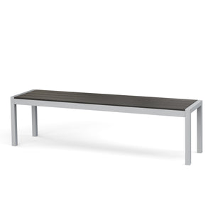Bank Polywood 165cm, anthrazit