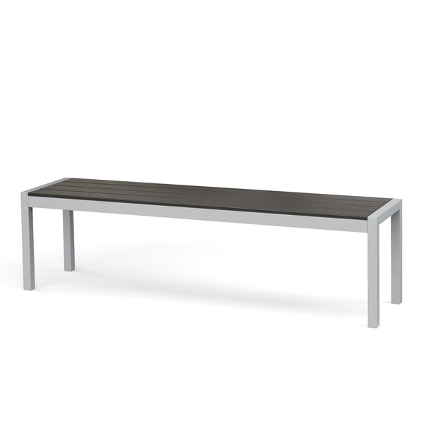 Bank Polywood 165cm, anthrazit