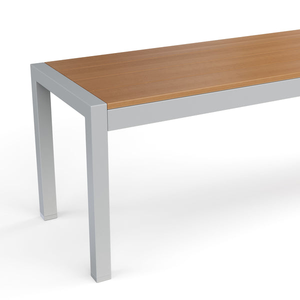 Bank Polywood 165cm, braun