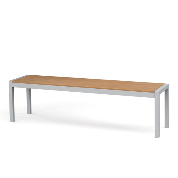 Bank Polywood 165cm, braun