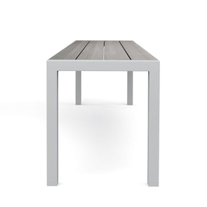 Bank Polywood 165cm, grau