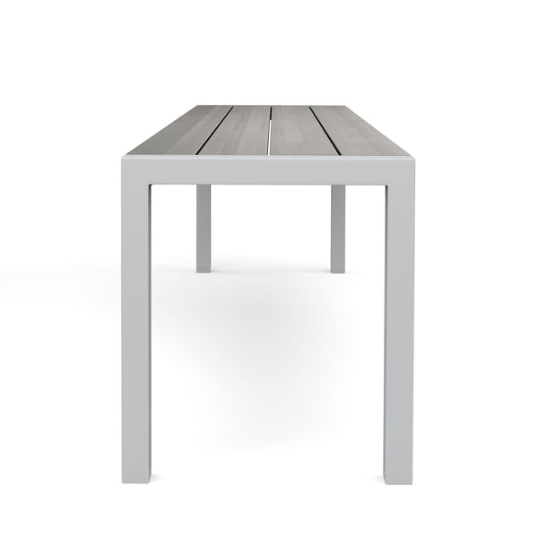 Bank Polywood 165cm, grau