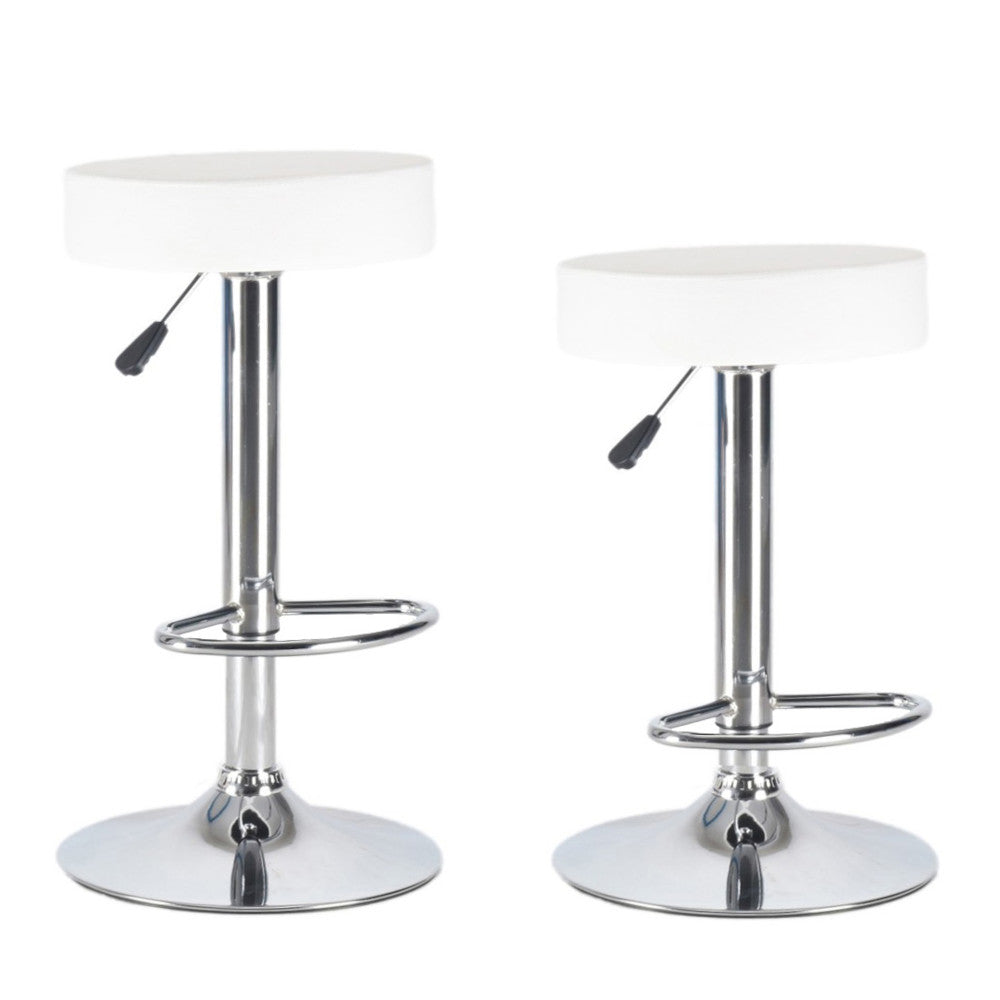 Bali bar stools, white, set of 2